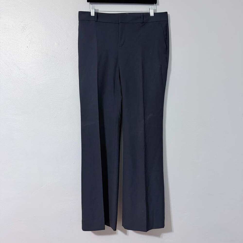 Banana Republic Martin Fit Pants Size 10 Navy Wool Blend Trousers